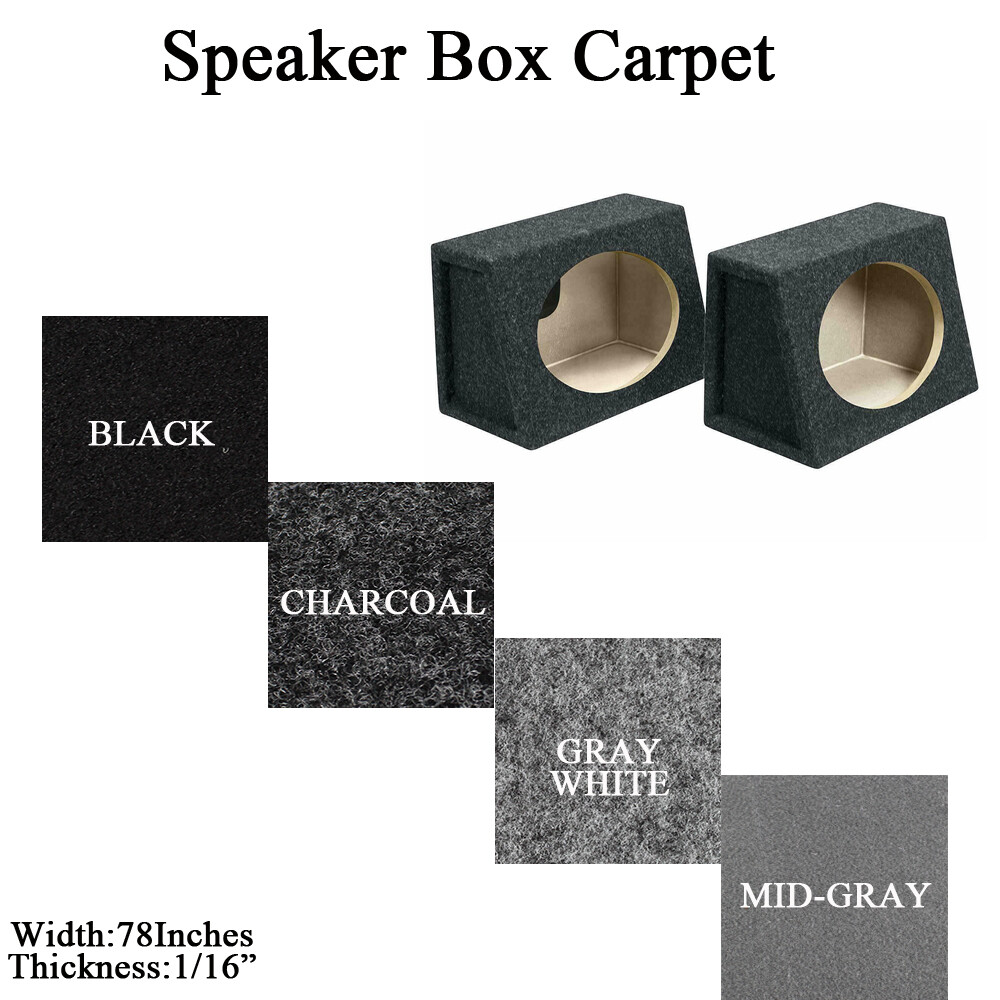 Speaker Box Fabric Subwoofer Car Truck Trunk Liner Carpet Cover Non-Woven Lot