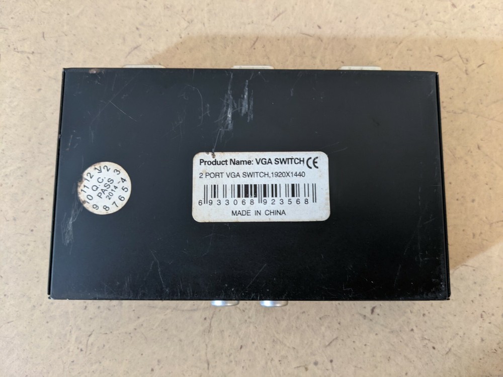 MT-VIKI 2Port VGA Switch Widescreen 1920x1440