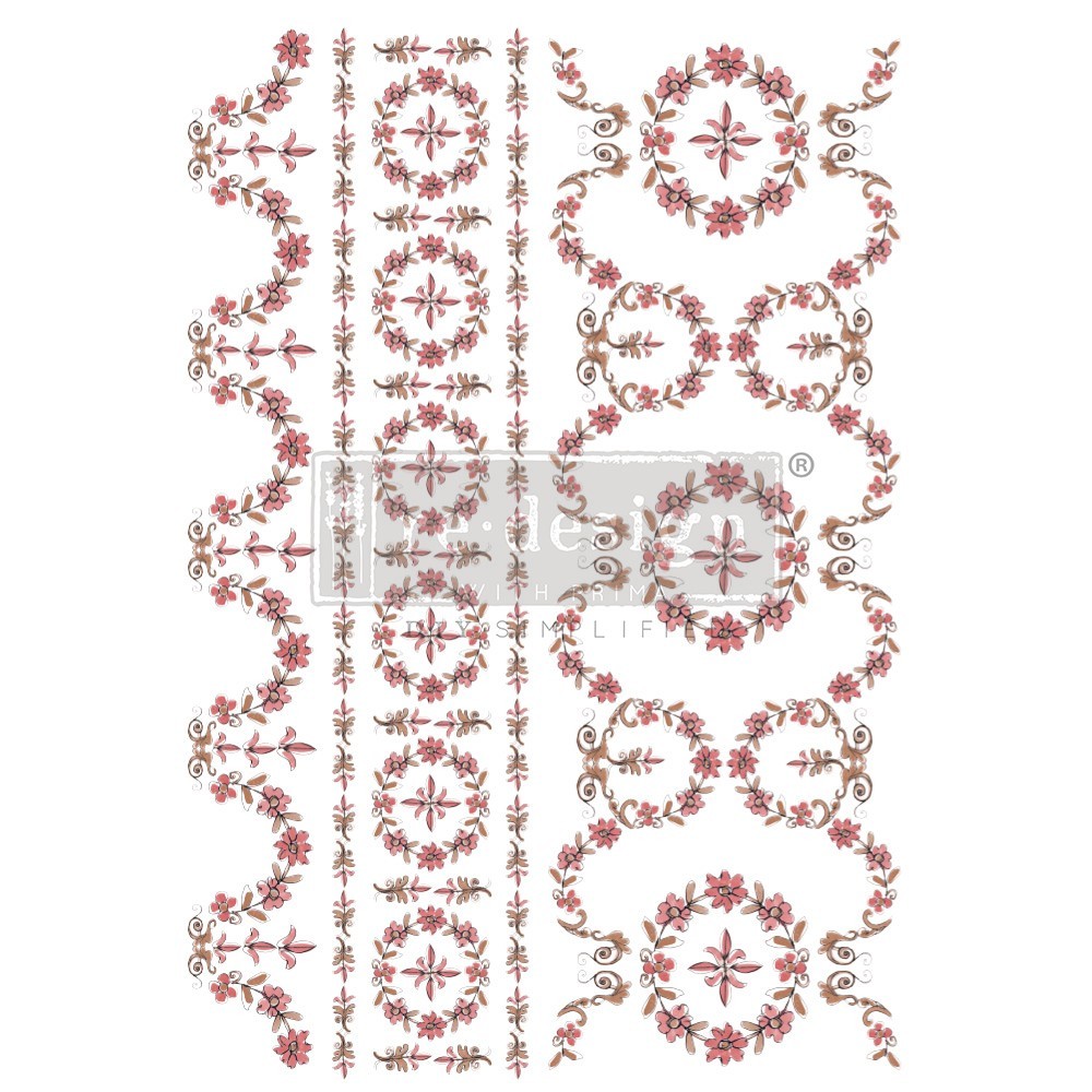 ReDesign with Prima Transfer - FLOWER GARLAND