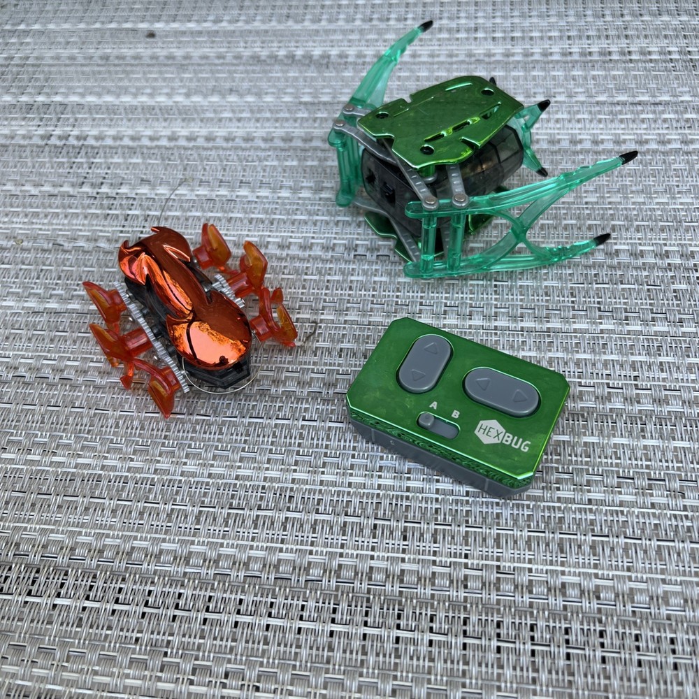 HEXBUG: Green Robotic Battle Spider with Remote Not Trsted