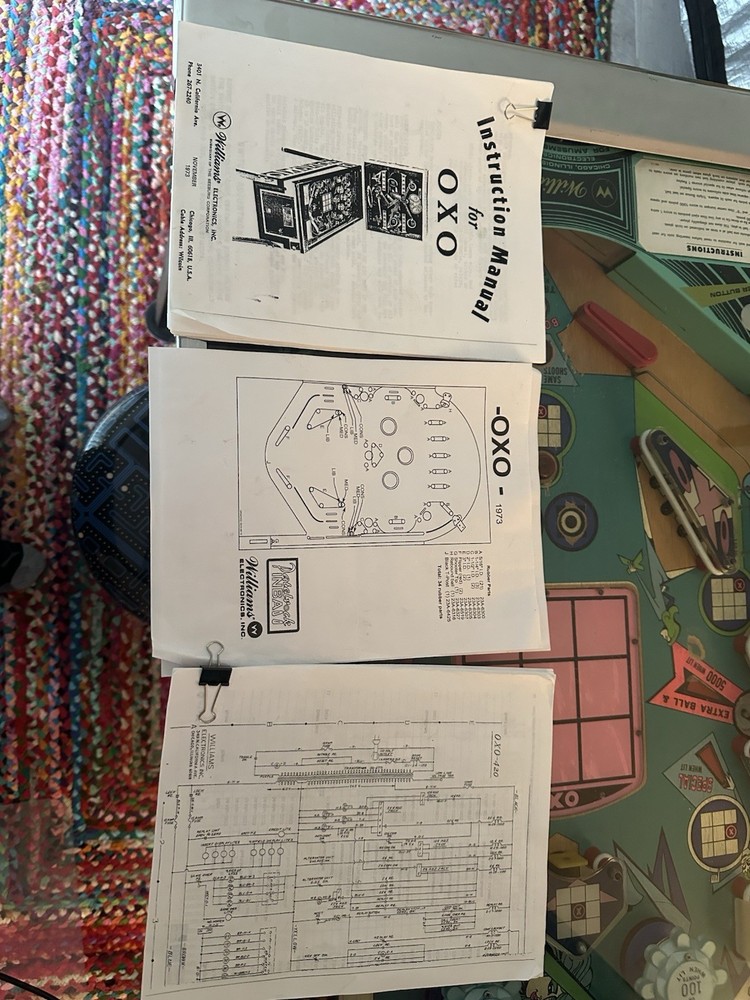 Williams XOX Pinball Machine 1973