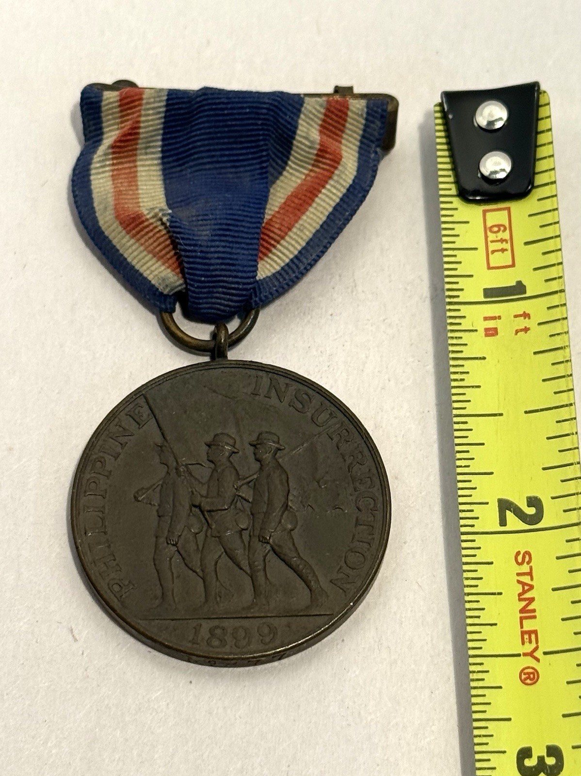 U.S. Phillipine Insurrection 1899 Medal Low No. 877