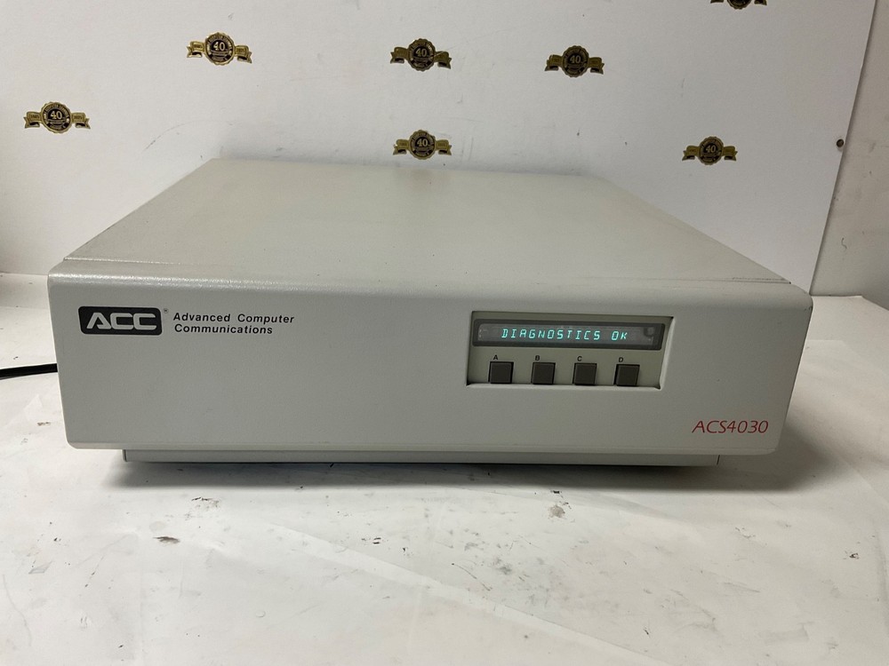 ACC Advanced Computer Communication model ACS4030 powers up & self test fine