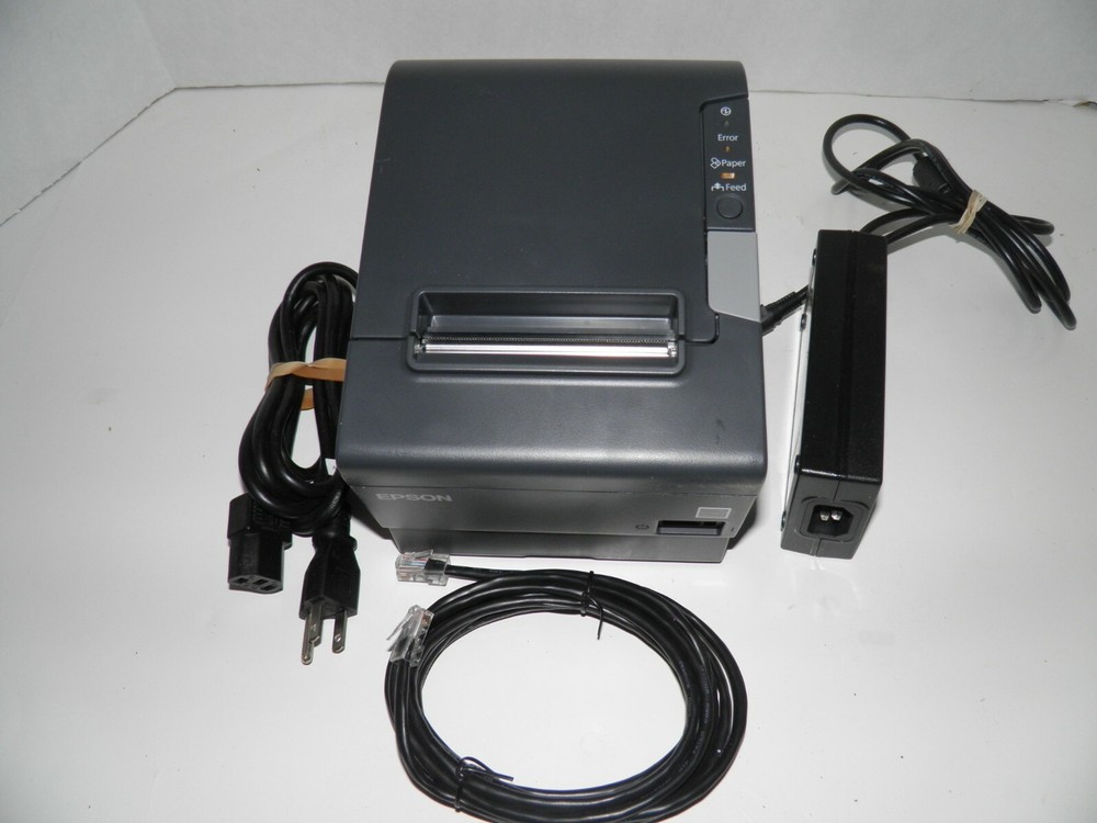 Epson TM-T88V Thermal POS Receipt Printer Ethernet / USB Printer M244A #2