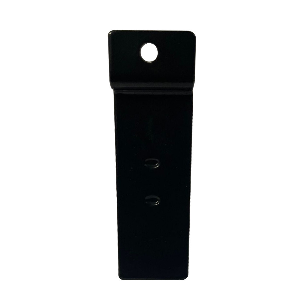 6" Slatwall Hook Panel Display Hooks, 1/4" Thickness Metal, Black - PACK 12