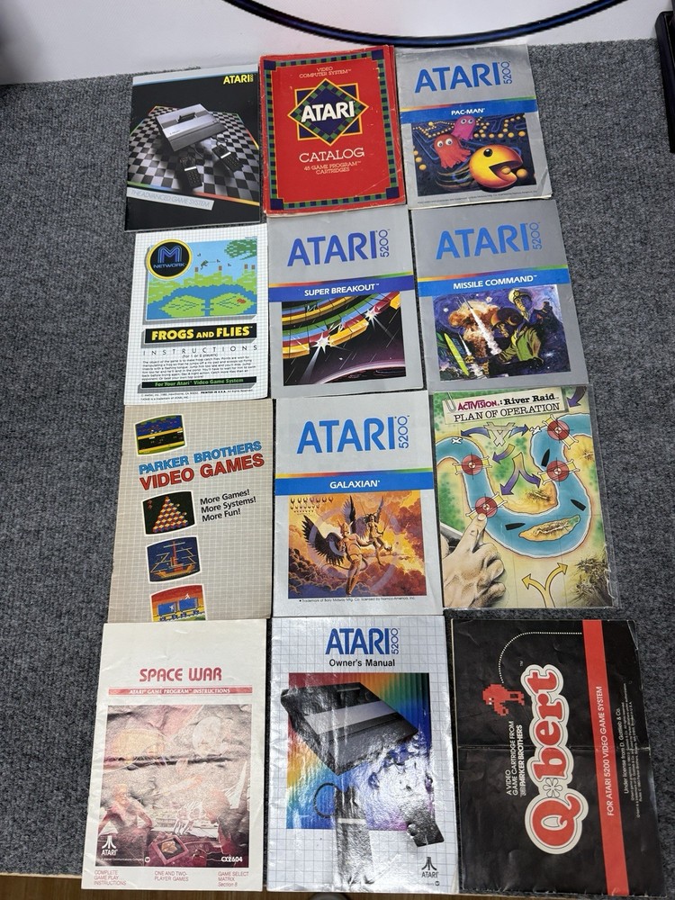 ATARI MANUALS OEM AUTHENTIC - BUY MORE & SAVE! 💲🤑🤑💸💰