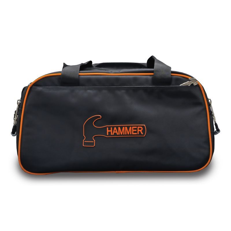 Hammer Premium 2 Ball Tote Bowling Bag Black/Orange