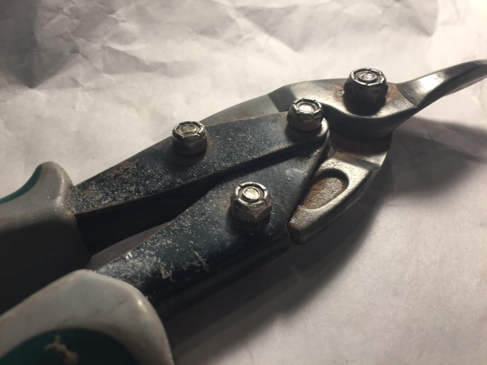 HDX Aviation Snips - (Green & Gray) - Tin Cutters