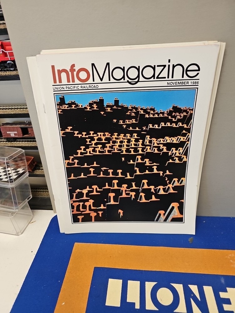 Info Magazine Union Pacific System 1986 11 Issues