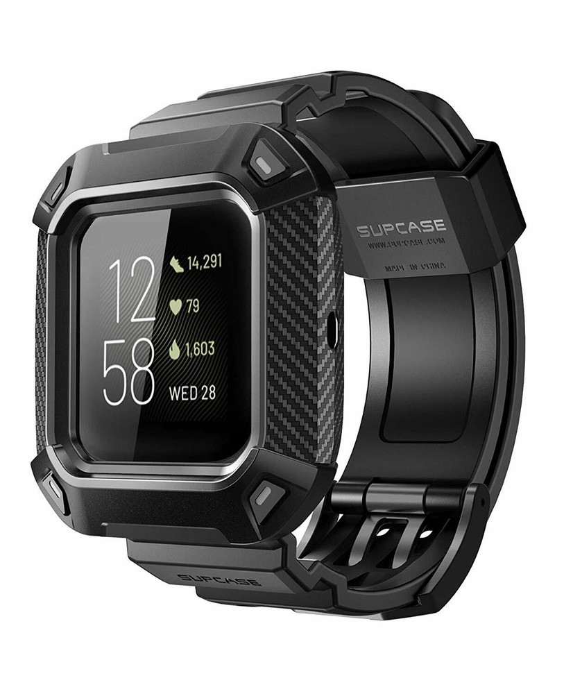 For Fitbit SENSE SUPCASE UB Pro Watch Bands Case Protective Replacement Strap