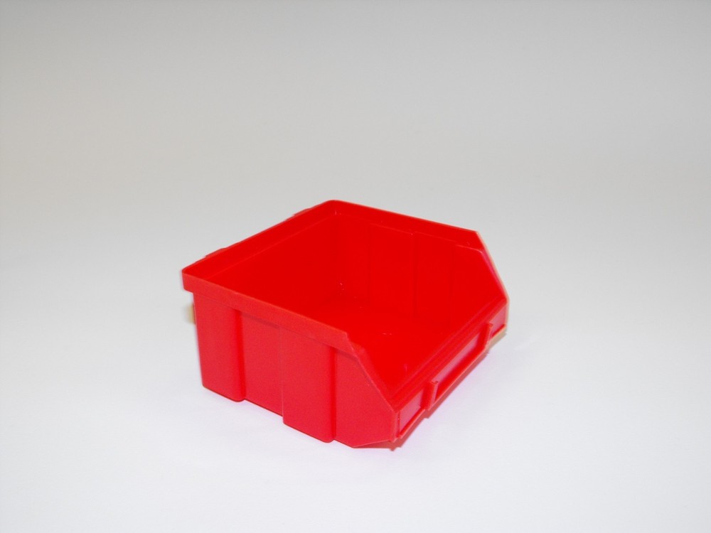 2 Harbor Freight Wall Mount Hanging Storage Bins Replacement Red Small Plastic