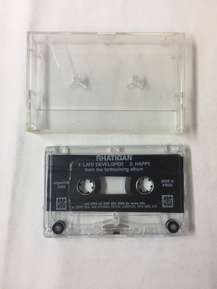 1995 cassette ~ PURA VIDA / RHATIGAN split EP