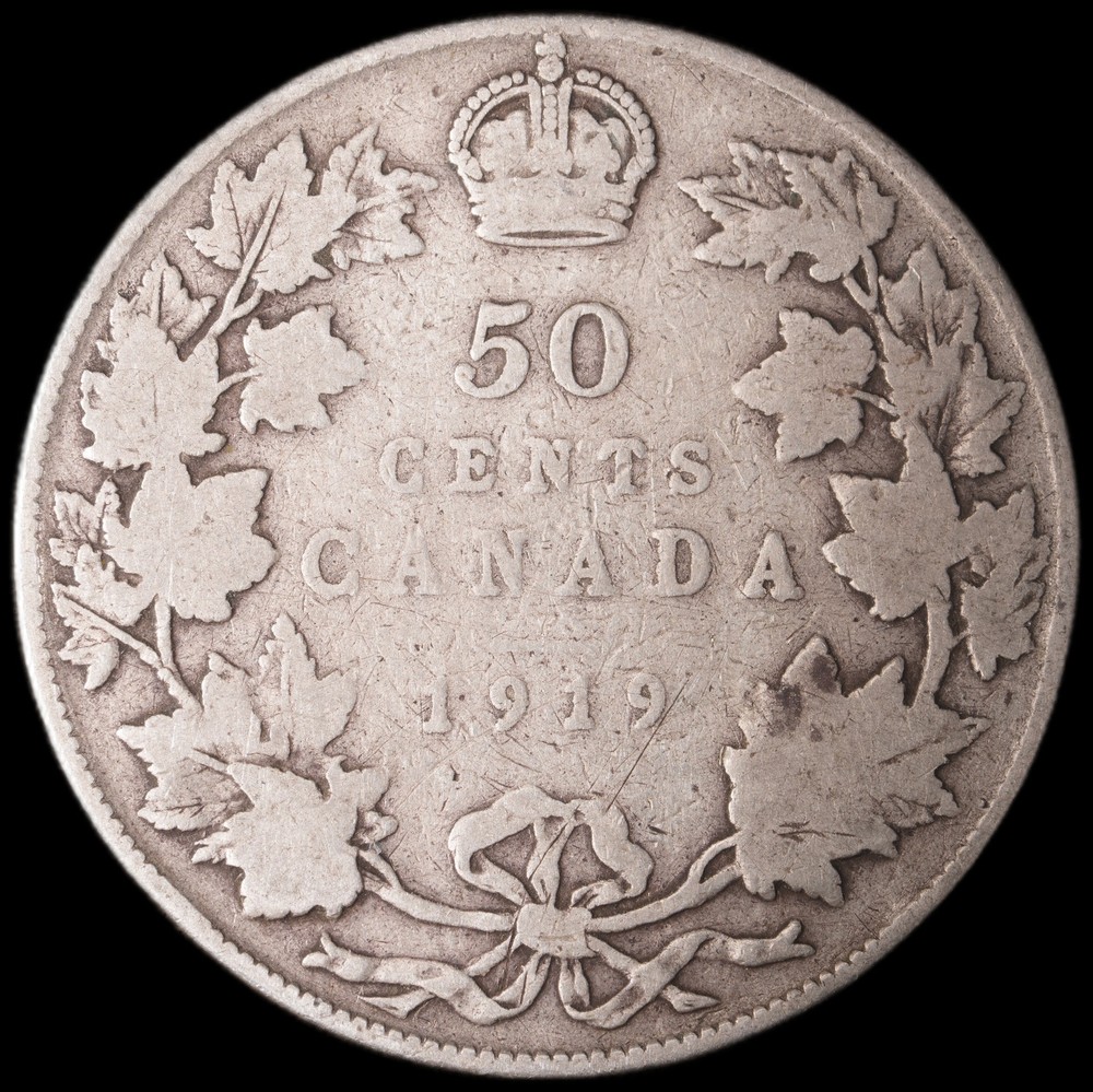Canada - 50 Cents - 1919 - KM#25