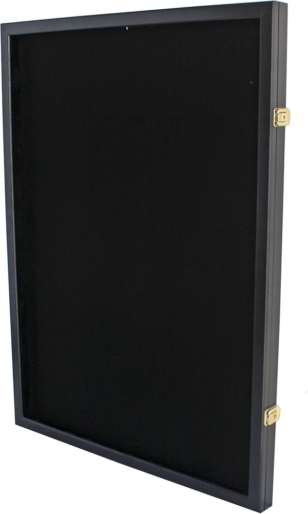 Jersey Display Frame Case Large Frames Shadow Box Lockable with UV Black