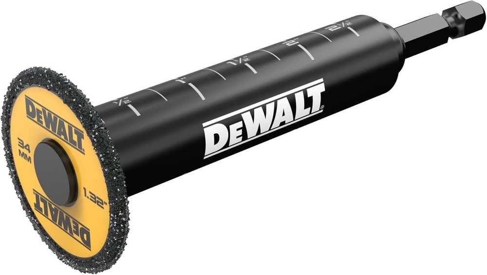 DEWALT Impact Connect Pipe Cutter PVC Copper Plastic Diamond Grit Cutting