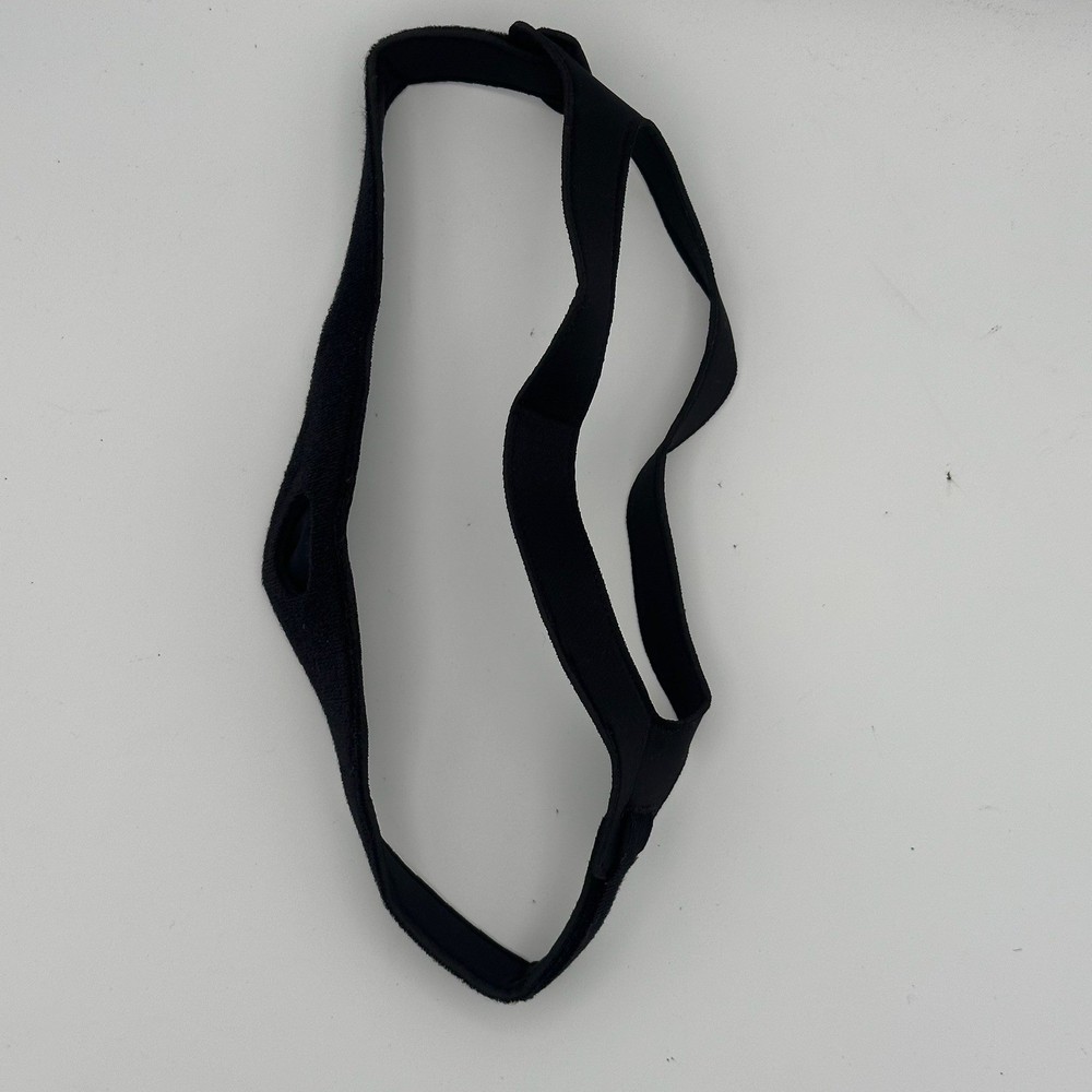 Black Chin Strap Sleep Aid Snoring Device Adjustable