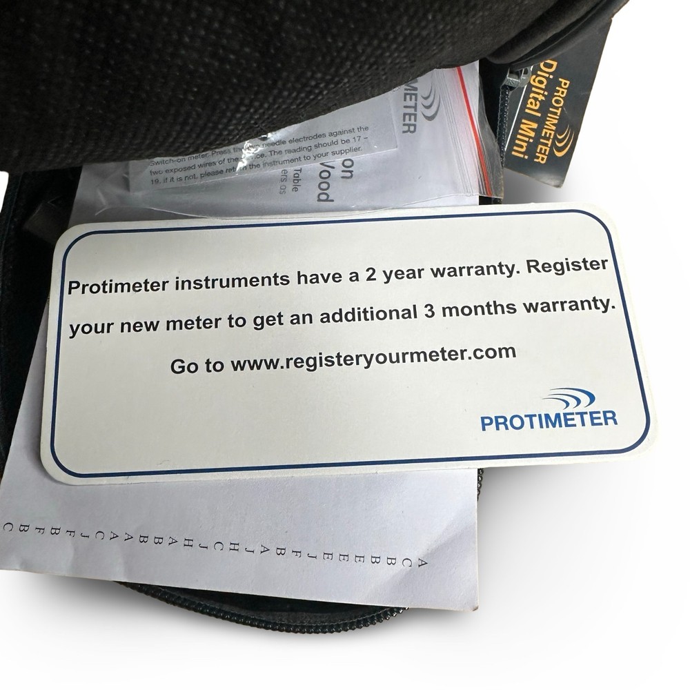 Protimeter POL5702 DigitalMini Pin Moisture Meter New Open Box Portable