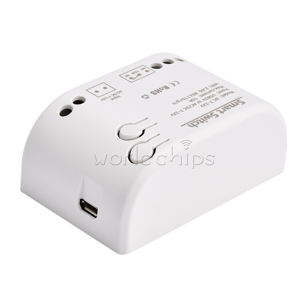DC 7-32V 2200W Switch Relay Timer Wireless Remote Control Inching/Self-Locking