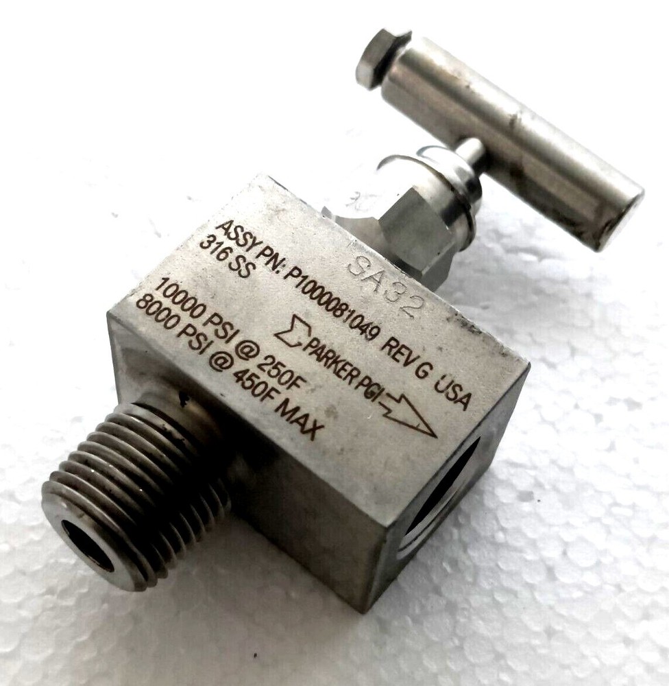 PARKER 10,000 PSI NEEDLE VALVE #NEW