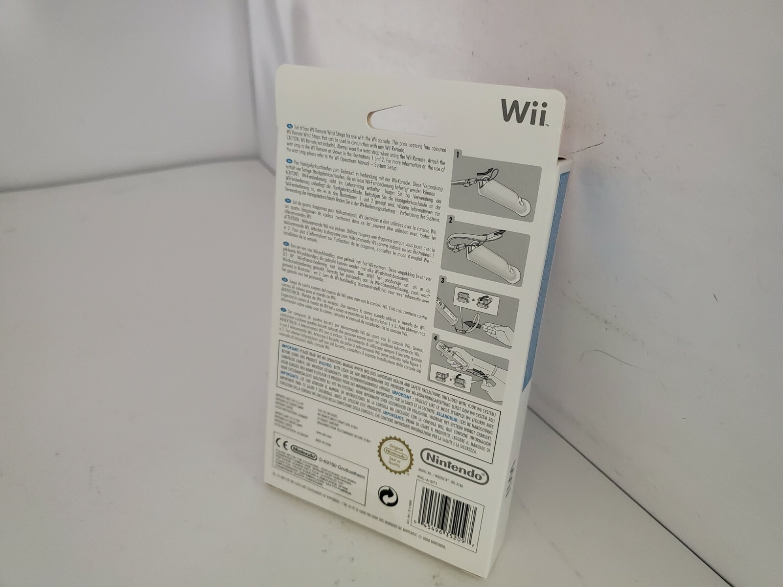 4 NEW Official OEM Nintendo Wii Remote Wrist Strap RVL-018 Pink,Blue,White,Green