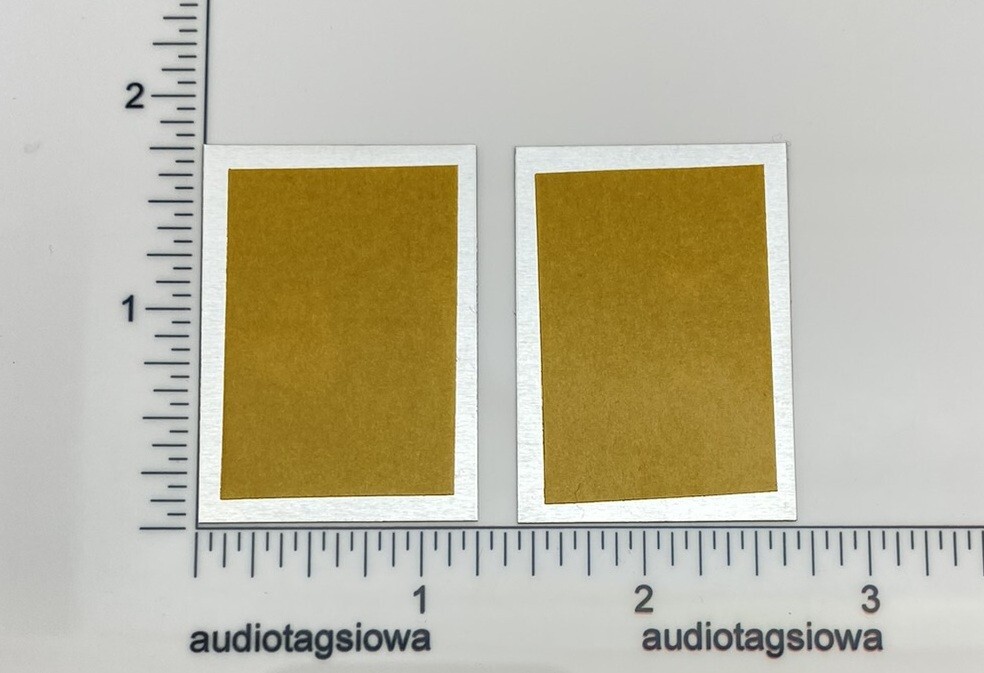 Koss CM 1030 Speaker Badge Logo Emblem Pair