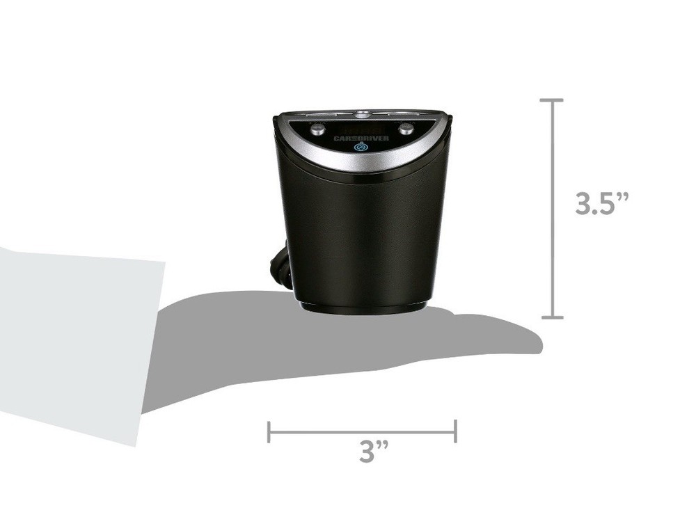 2 Pack Car And Driver Bluetooth Power Station FM Transmitter & Charger