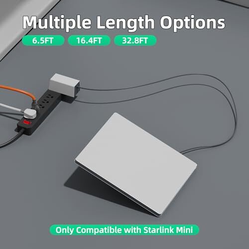 for Starlink Mini Cable/10M, Extension Replacement Power Cable for 32.8FT