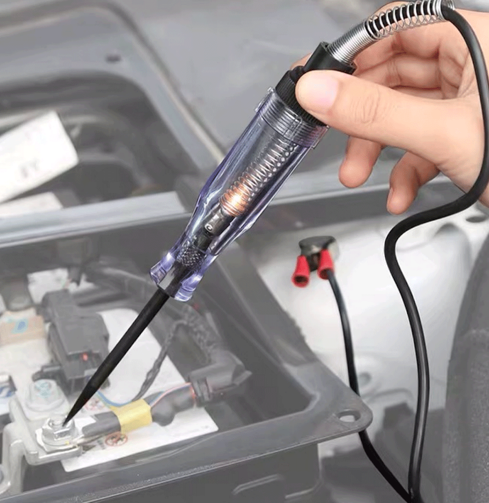 Test Light Car Circuit Tester Probe 6V 12V 24V Voltage Continuity Tester