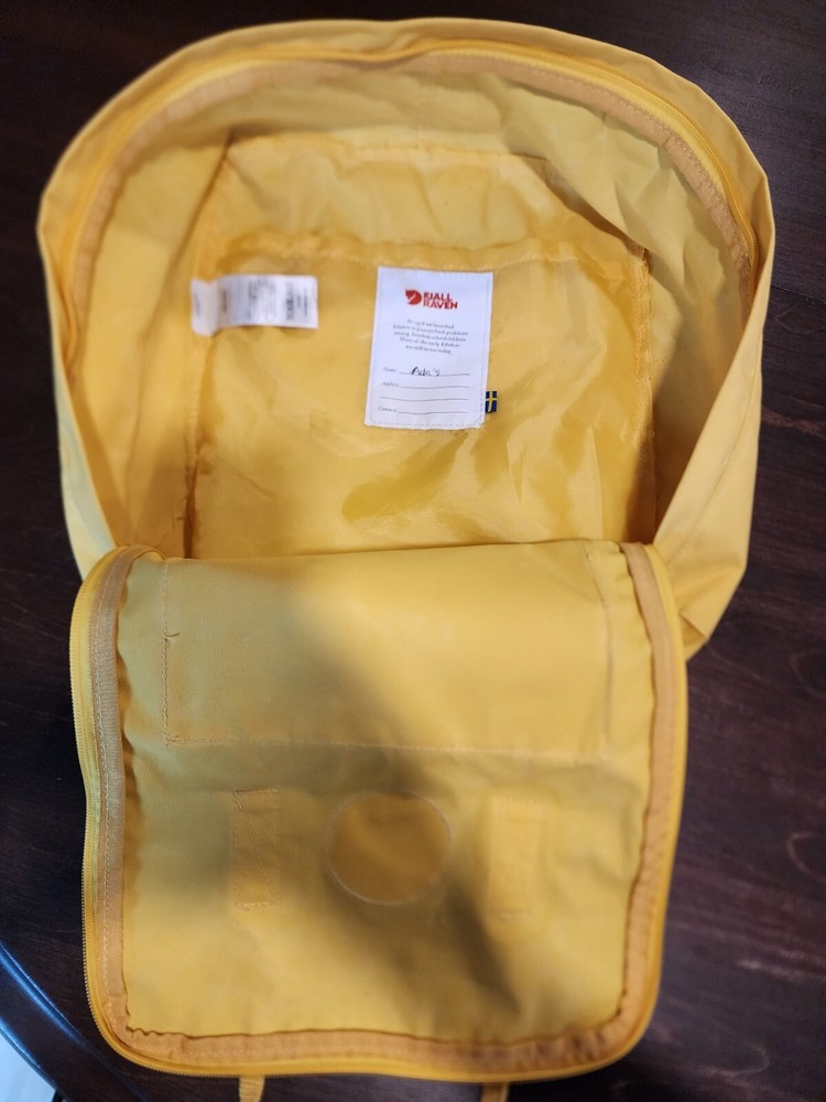 Fjallraven Kanken Backpack for Everyday Yellow 23510 Medium