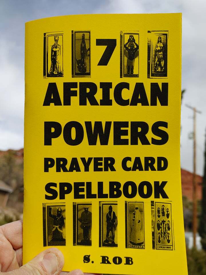 7 AFRICAN POWERS PRAYER CARD SPELLBOOK 108 page book