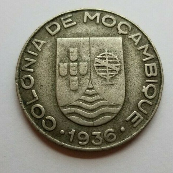 Mozambique 1936 Escudo KM66 VF