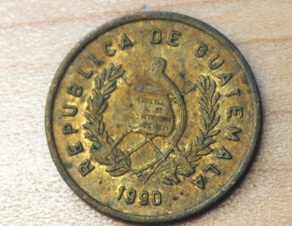 1990 Guatemala 1 Centavo