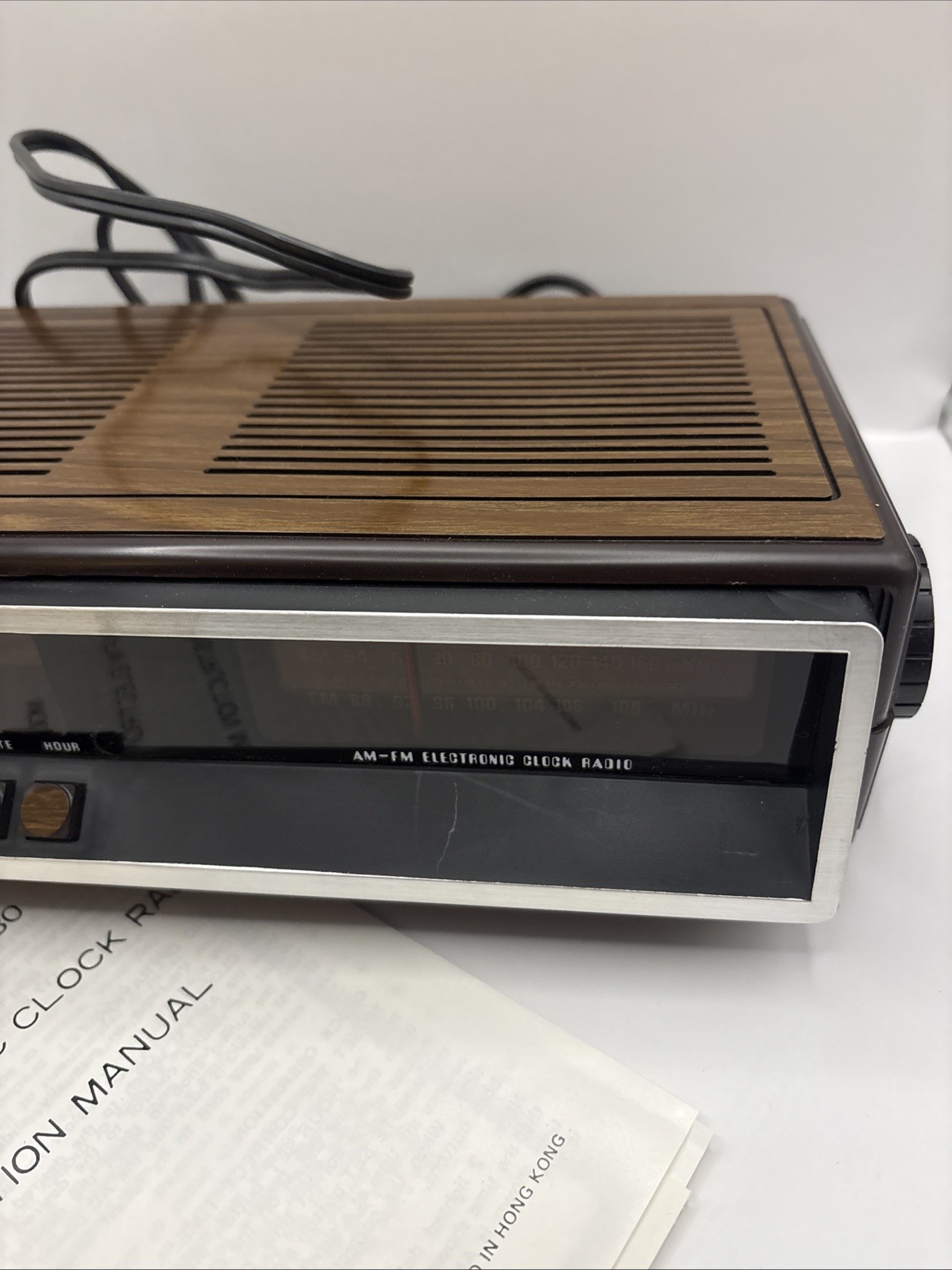 Vintage Stewart AM FM Radio Alarm Clock 1983 Model ST280 New!