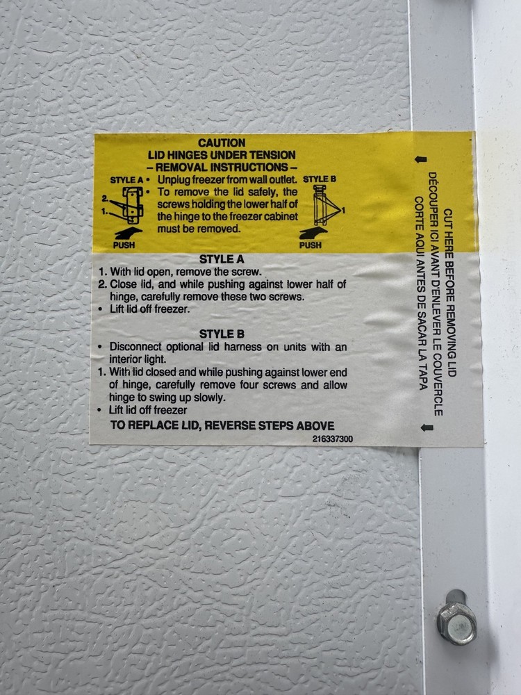 Frigidaire 17.5 Cu. Ft. Chest Freezer