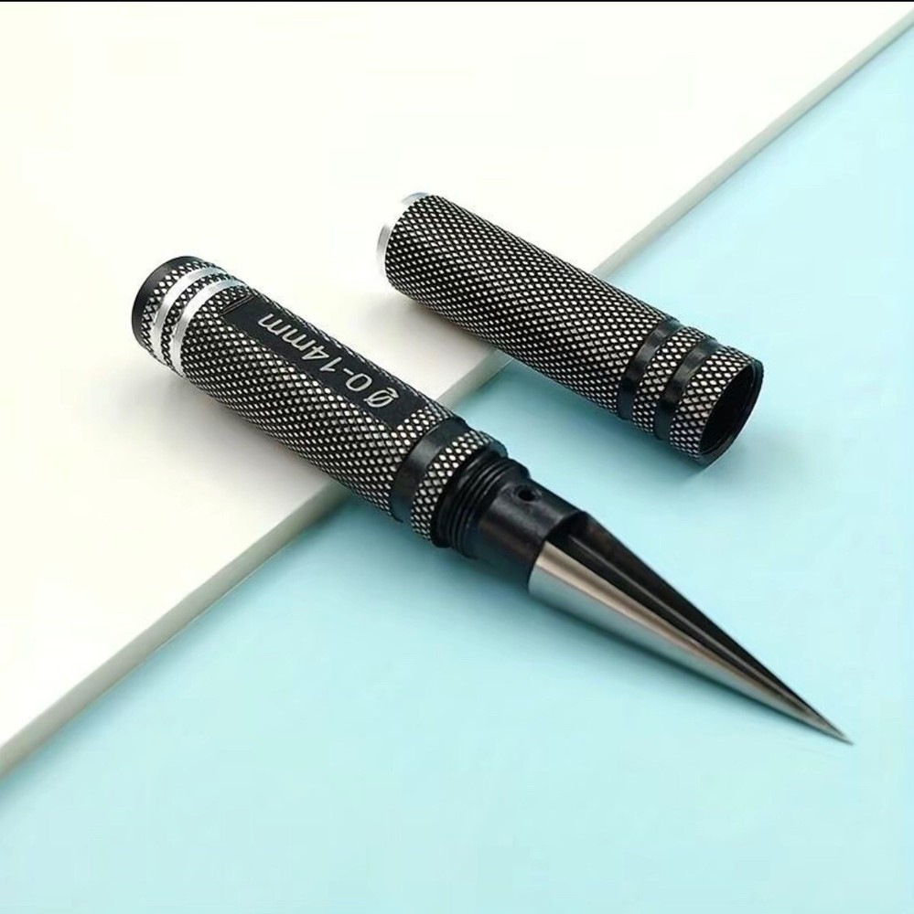 RC Car Body Shell Hole Reamer 0-14mm "Size indicator" Puncher Drill Tool Kit