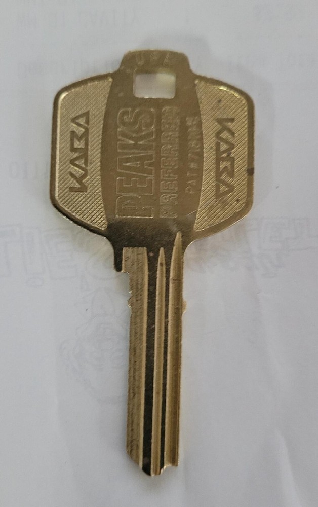 Kaba Peaks High Security A03 - L22 - Blank Key - 6 Pin