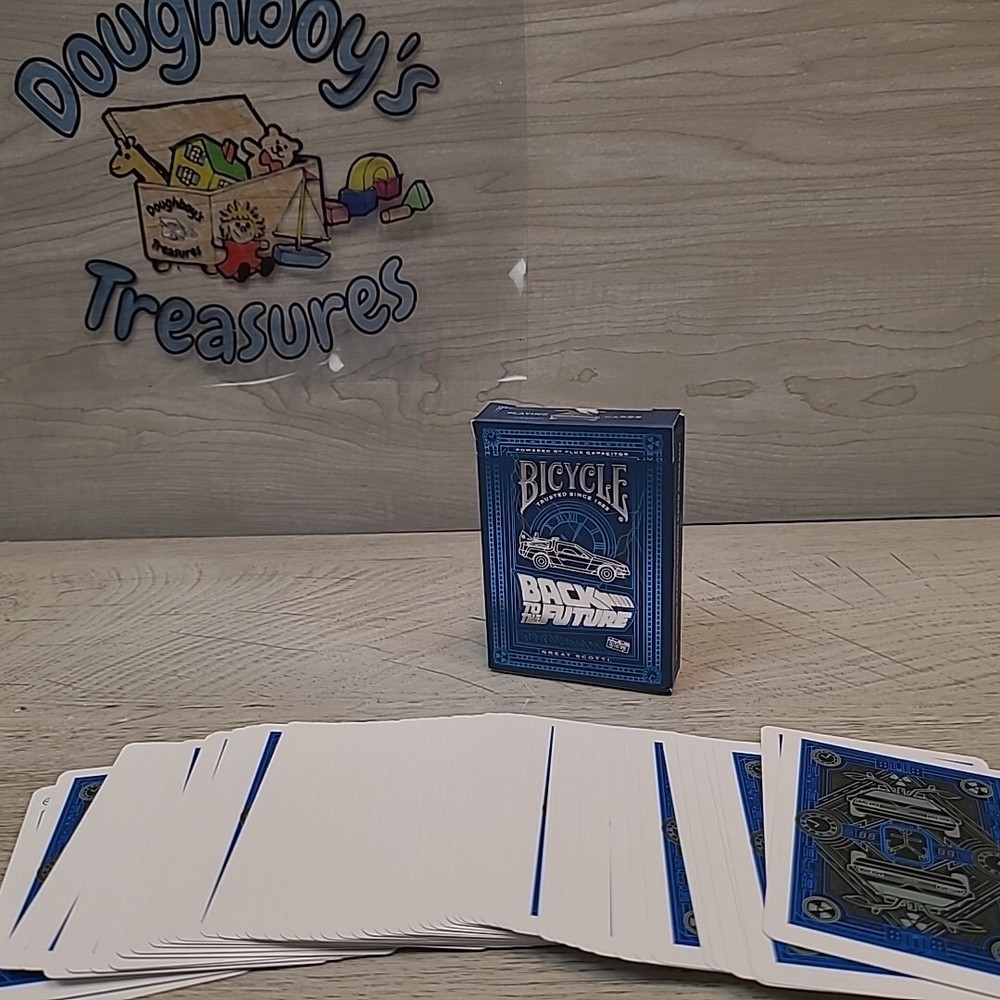 Bicycle Back to the Future Playing Cards OPEN BOX Never Played