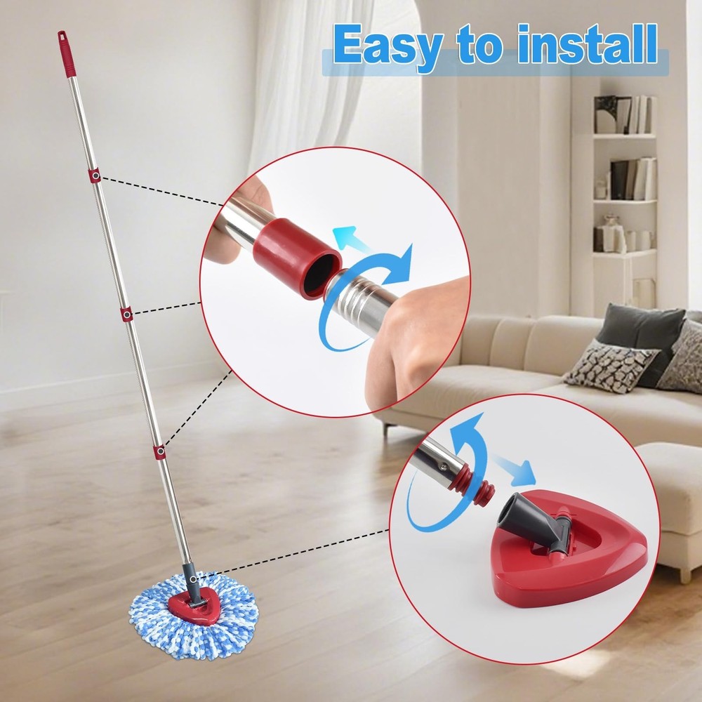 Mop Handle for Ocedar, Mop Handle for O Cedar, Spin Mop Replacement Handle fo...