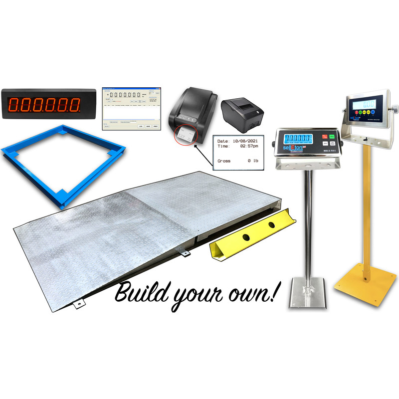 SL-700 Blue Industrial Digital Floor Scale, Imported, non-Certified
