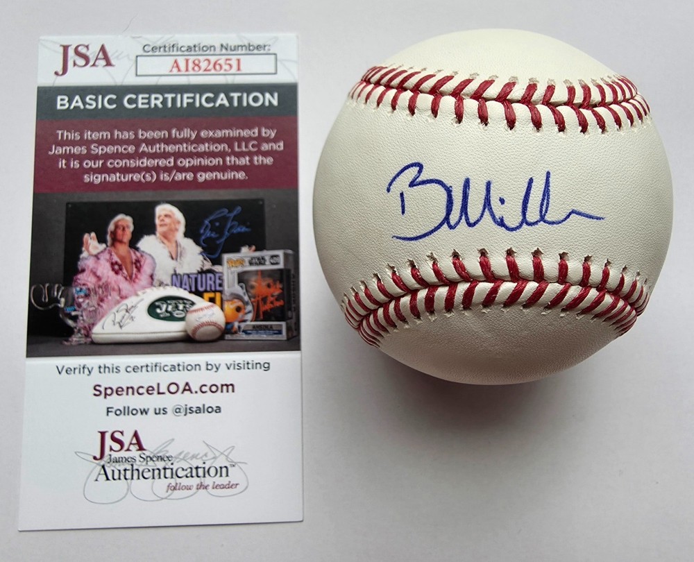 Bobby Miller Signed Auto OML Baseball JSA COA Dodgers Prospect