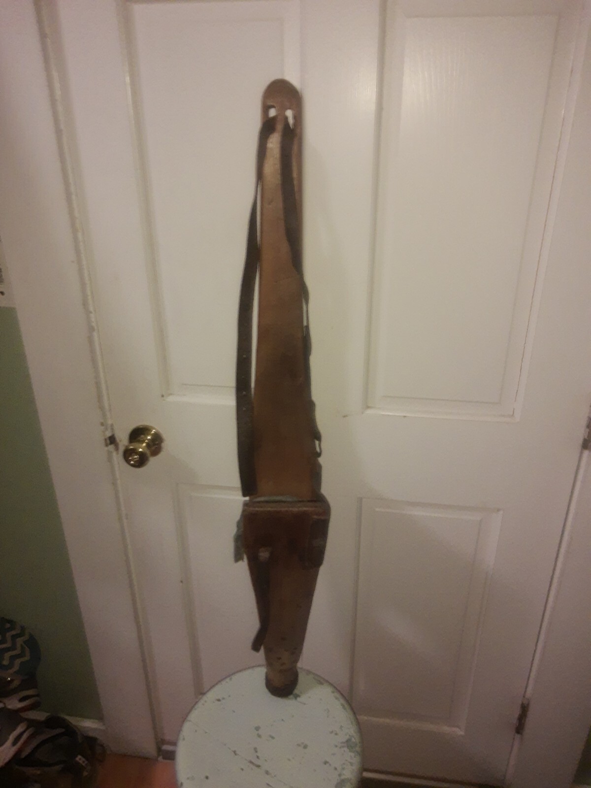 Antique Wooden Prosthetic Peg Leg Civil War Era 1860's Ky Find Kitsch Oddity Vtg