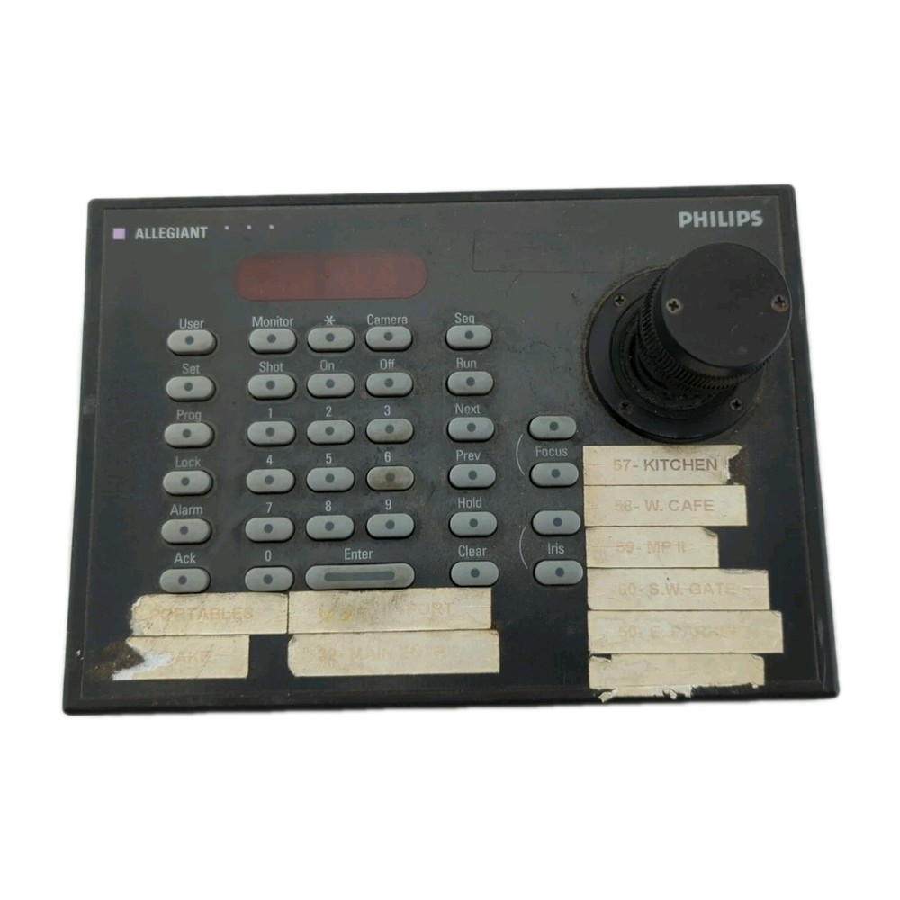 Phillips Allegiance LTC 855 Security Camera Control Unit Keyboard