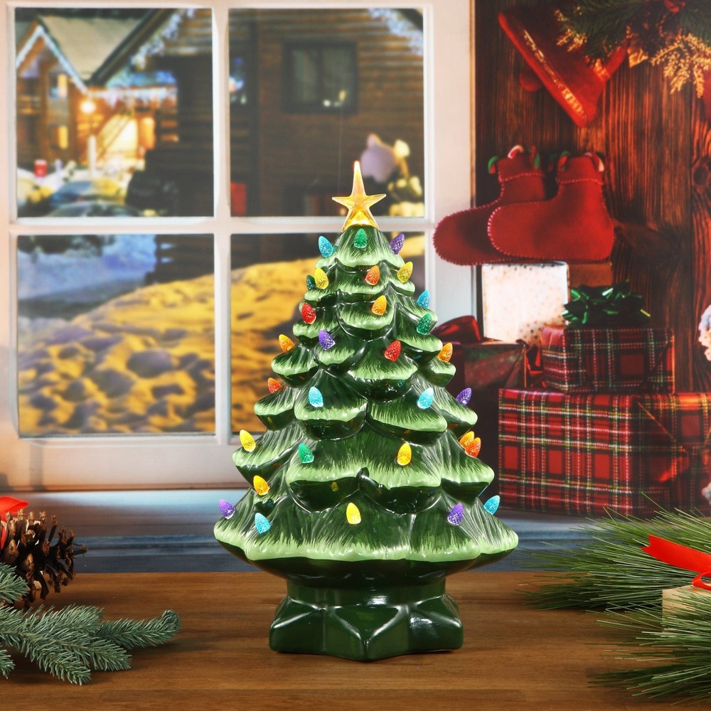 Mr. Christmas 14" Nostalgic Tree Green