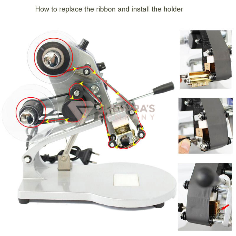 Foil Stamp Batch Coding Printer/Expiry Date Printer/Thermal Date Print Machine