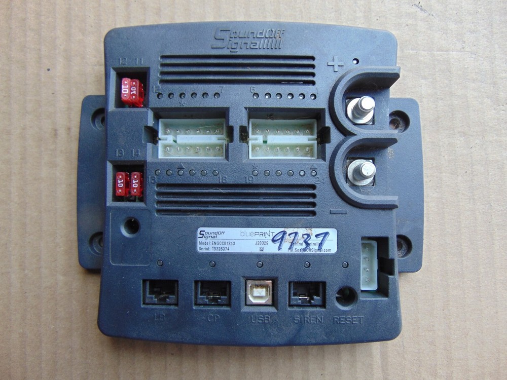 SOUNDOFF SIGNAL BLUEPRINT MODEL ENGC01243 CENTRAL CONTROLLER #9737