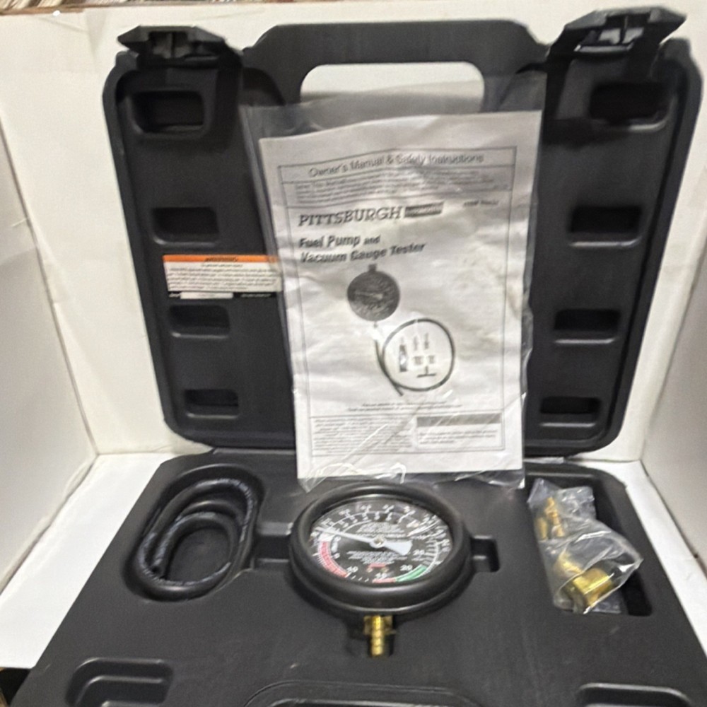 Pittsburgh fuel pump gauge tester