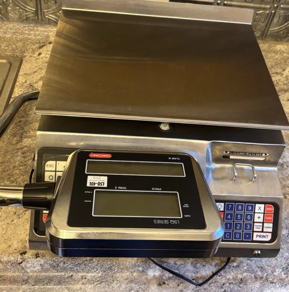 Tor-rey LSQ-40L 40 lb. Price Computing Scale Fold Down Display *AS IS UNTESTED