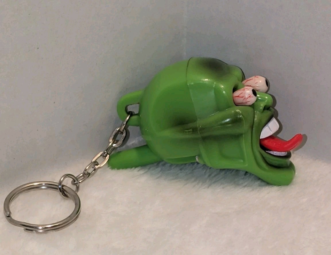 Jim Carrey The MASK Stanley Ipkiss Action Figure Keychain - Rare Vintage 1994