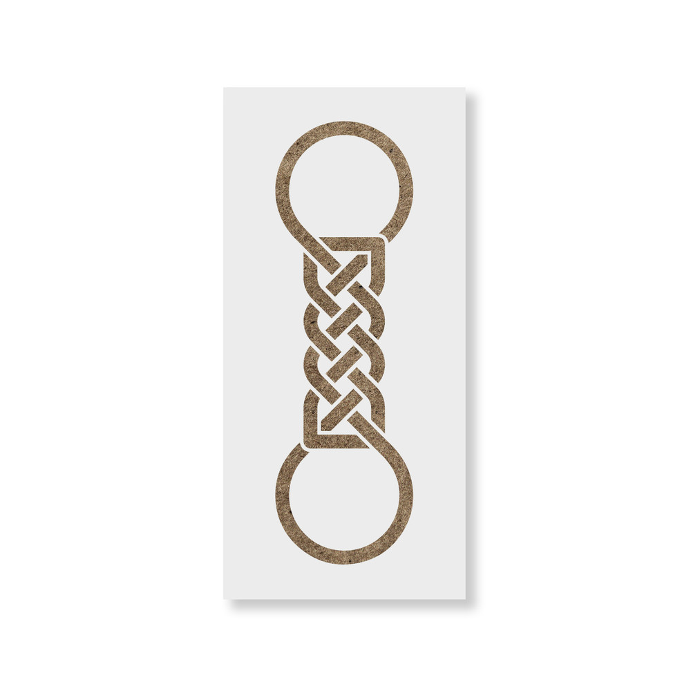 Celtic Knot Stencil - Durable & Reusable Mylar Stencils