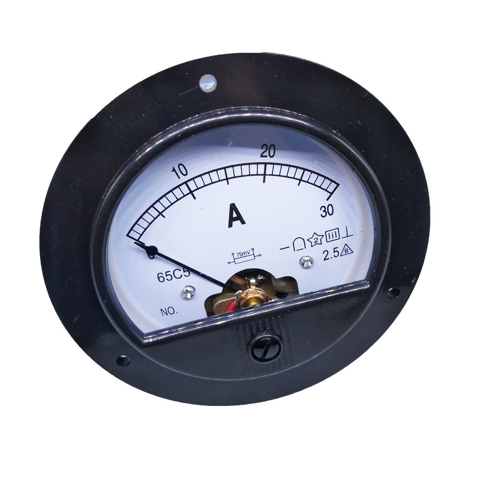 US Stock DC 0~30A Analog AMP Current Pointer Needle Panel Meter Ammeter & Shunt